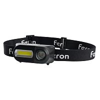 Фонарь налобный светодиодный аккумуляторный 14REDs IP44 пластик TH2309 FERON 41713