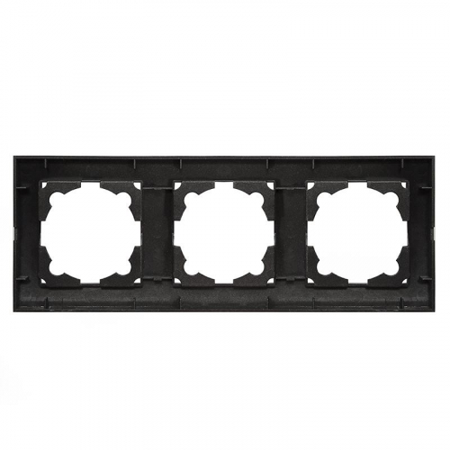 Рамка 3-м Бриллиант горизонт. графит Universal 7947489-Gr фото 3