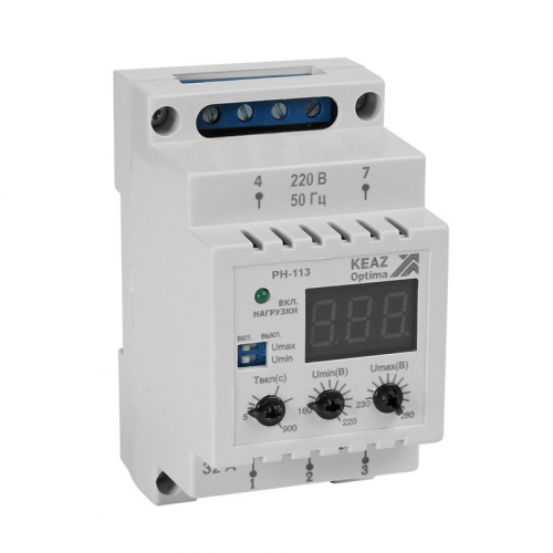 Реле напряжения OptiDin РН 113 УХЛ3.1 КЭАЗ 114058