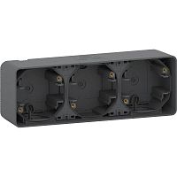 Бокс 3-м ОП Mureva IP55 антрацит SchE MUR37713