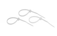 Хомут кабельный 2.5х100 нейл. бел. (уп.25шт) Rexant 07-0100-25