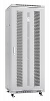 Шкаф монтажный телекоммуникационный напольн. ND-05C-32U60/100 19дюйм 32U 600х1000х1610мм для распределит. и серверн. оборудования; передн. и задн. перфорир. двери. ручка с замком сер. RAL 7035 Cabeus 7203c