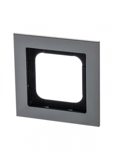 Рамка 1-м Axcent металл платина ABB 2CKA001754A4688
