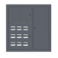 Щит этажный 9кв. RAL7024 3 окна в ряд по гориз. (1000х950х150) PROxima EKF mb29-v-9-ral7024-1