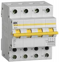 Выключатель-разъединитель трехпозиционный 4п ВРТ-63 50А KARAT IEK MPR10-4-050