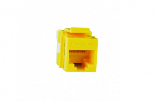 Модуль Keystone кат.5E UTP желт. Eurolan 16B-U5-03YL