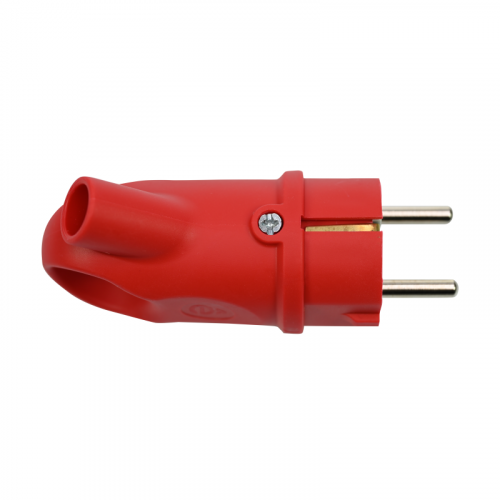 Вилка угловая MultiSet 16А 2К+З 250В IP44 каучук красн. SE MST1402RD фото 6