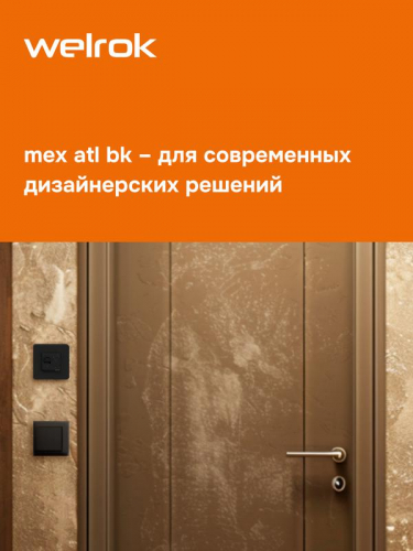 Терморегулятор для теплого пола mex bk atl Welrok 4660251141493 фото 8