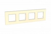 Рамка 4-м Unica quadro беж. SchE MGU2.708.25
