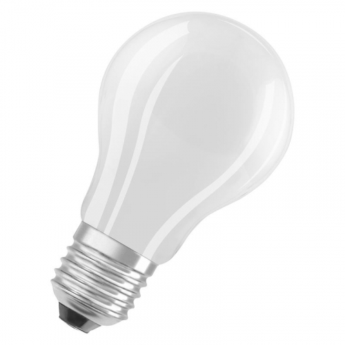 Лампа светодиодная филаментная Retrofit A 2.8Вт (замена 25Вт) матов. 2700К тепл. бел. E27 250лм угол пучка 320град. 220-240В диммир. OSRAM 4058075211346