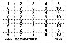 Маркер каб. пикто BSPikto (уп.40шт) ABB GHS2001946R0002