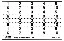 Маркер каб. пикто BSPikto (уп.40шт) ABB GHS2001946R0002