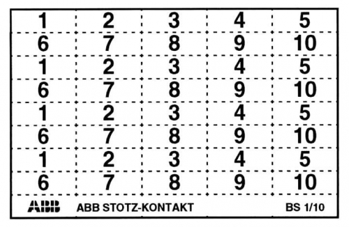 Маркер каб. пикто BSPikto (уп.40шт) ABB GHS2001946R0002