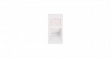 Вставка RJ45 (8P8C) кат.5E Mosaic 22.5х45мм 1 порт 110/KRONE T568A/B наклон. со шторками бел. NIKOMAX NMC-PM1UD2-AH-WW