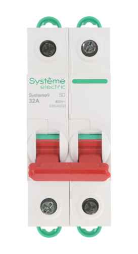 Выключатель нагрузки 2п 32А Systeme9 400В SE S9S40232 фото 4