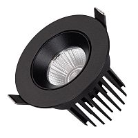 Светильник светодиодный MS-ATOLL-BUILT-TURN-R94-10W Warm3000 (BK 36 deg 230В) IP54 металл Arlight 044618
