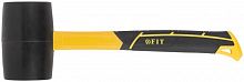Киянка 80мм 900г фибергласовая ручка резинов. FIT 45515