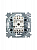 Переключатель 1-кл. СП Levit IP20 серебр./дым. черн. ABB 2CHH590645A6070