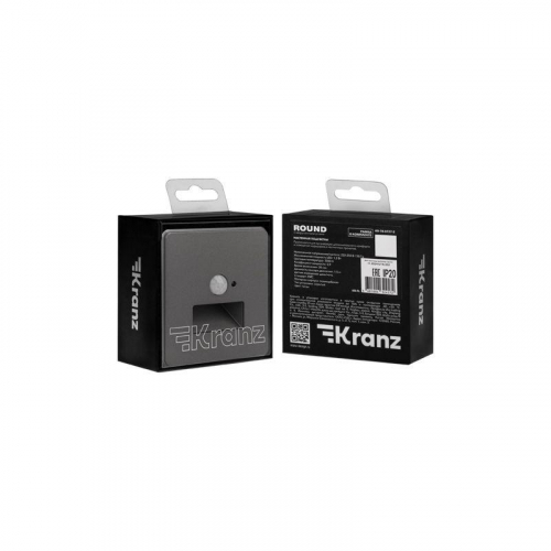 Подсветка ROUND MIELE СП настен. для ног титан Kranz KR-78-0727-2 фото 7