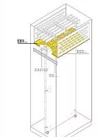 Перегородка горизонт. 200х400мм ABB EE0240