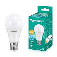 Лампа светодиодная LED17-А65/845/E27 17Вт грушевидная 4500К бел. E27 1530лм 220В Camelion 12309