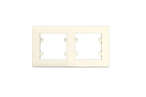 Рамка 2-м Karea RIZZ крем Makel 88010702