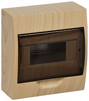Корпус навесной ЩРН-П-8 Krepta 3 IP41 пластик. сосна IEK MKP12-N-08-41-K34