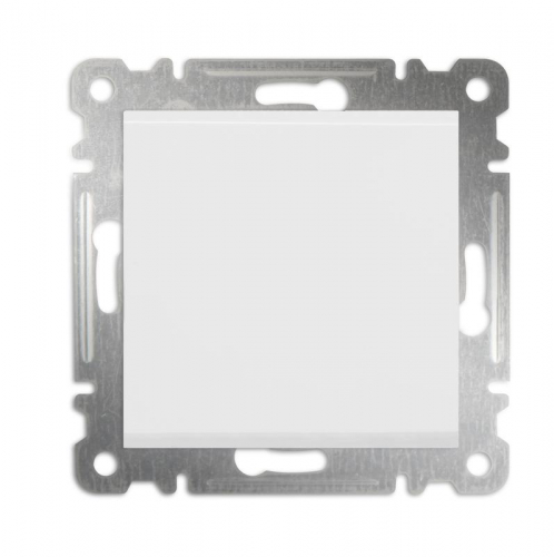 Переключатель проходной 1-кл. СП Karea 10А IP20 механизм бел. Makel 57001005