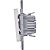Выключатель 2-кл. Inspiria 10А IP20 250В 10AX механизм бел. IEK 673620