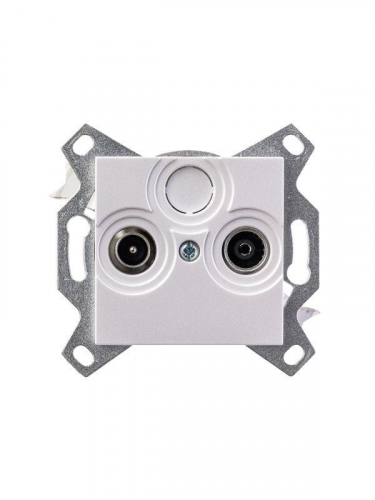 Розетка оконечная TV-R Levit жемчуж. ABB 2CHH083503A6068 фото 2