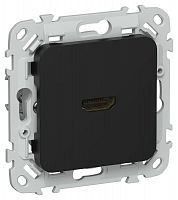 Розетка HDMI СП FLITE РШДМА-ФлЧ механизм черн. IEK FI-H10-K02
