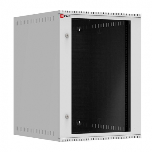 Шкаф телекоммуникационный Astra A ШТН 15U 600х650 настенный дверь стекло Basic EKF ITB15G650