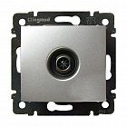 Розетка телевизионная TV СП Valena 2400мГц механизм алюм. (DIY-упак.) IEK 694345