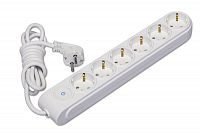 Удлинитель 6х7м с заземл. 16А IP20 с выкл. защ. шторки Makel N6310073