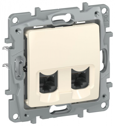 Розетка 2-м комп. RJ45 кат.5Е UTP сл. кость IEKETIKA IEK 6723551