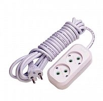 Удлинитель 2х15м без заземл. 10А IP20 Makel MGP109