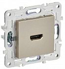 Розетка HDMI SKANDY SK-H01Sh шампань IEK SK-H10-K37