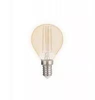Лампа светодиодная филаментная PLED OMNI 6Вт G45 4000К нейтр. бел. E14 230В/50Гц Gold JazzWay 5021273