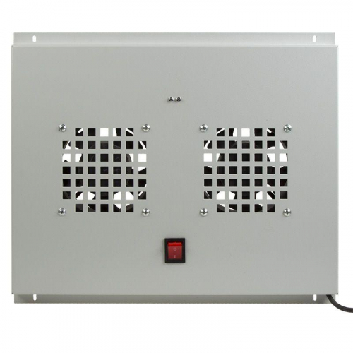 Модуль вентиляторный потолочный с 2-мя вентиляторами без термостата для шкафов Standart с глубиной 600мм Rexant 04-2600 фото 2
