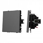 Выключатель звонковый SWT-NOBE-MKR1-SFPL-L-GR 10А 230В механизм Arlight 054272
