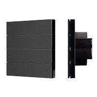 Панель кнопочная SMART-DMX512-801-22-8G-8SC-DIM-IN 230В 2.4G IP20 пластик черн. INTELLIGENT ARLIGHT 039316