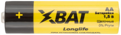 Батарейка щелочная 1.5В тип АА (уп.4шт) ХВАТ LR6-4BPC фото 3