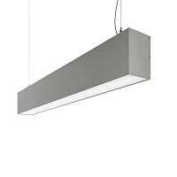 Светильник светодиодный ULO-K10D 22W/4000K/L50/H IP40 SILVER 22Вт 4000К IP40 3080лм линейный подвесной алюм. серебр. TM Uniel UL-00013168
