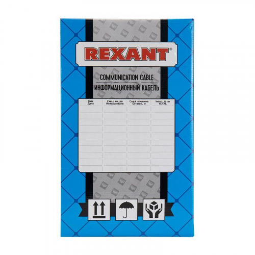 Кабель UTP 4PR 23AWG CAT6 305м нг(А)-HF | 01-0050 | REXANT фото 5