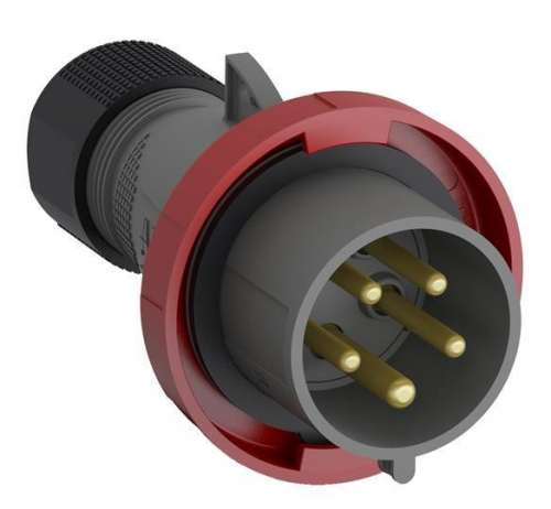 Вилка кабельная Easy&Safe 432EP6W 32А 3P+N+E IP67 6ч ABB 2CMA101112R1000