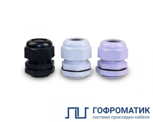 Сальник MG63 d37-44мм IP68 пластик. черн. ГОФРОМАТИК zeta30877