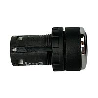 Кнопка нажимная моноблочная 22мм IP 40 1НО+1НО черн. EMAS MB101DH