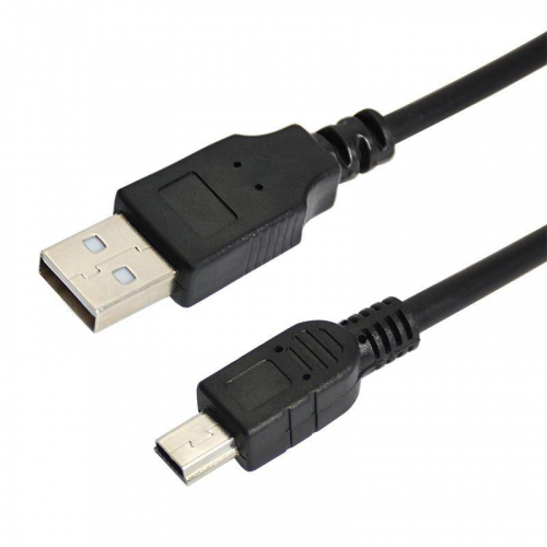 Шнур mini USB (male) - USB-A (male) 0.2м черн. Rexant 18-1131-2 фото 3