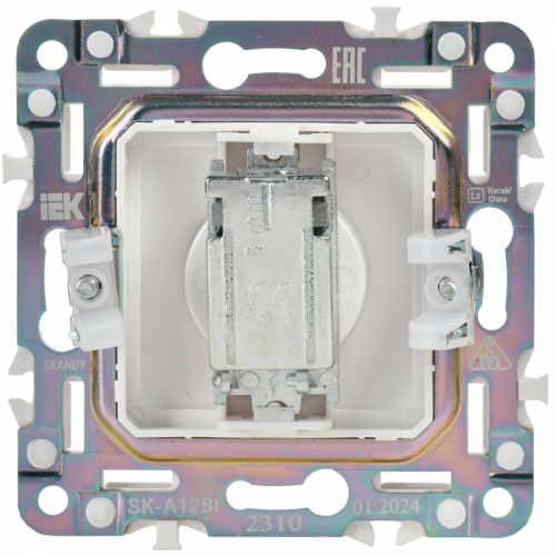 Розетка TV оконечная SKANDY SK-A12Bl черн. IEK SK-A10-O-K02 фото 6
