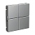 Выключатель сценарный 4-кл. ArtGallery (сх. 1) алюм. SE GAL000374